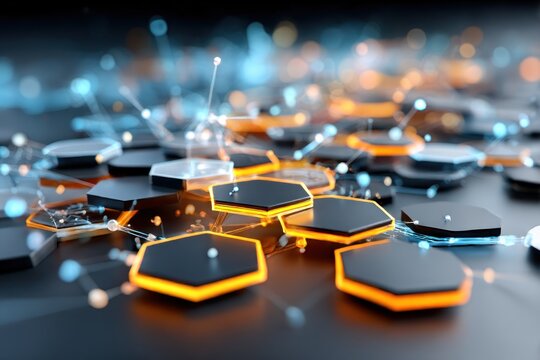 Abstract hexagonal network