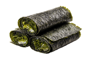 Stacked seaweed rolls