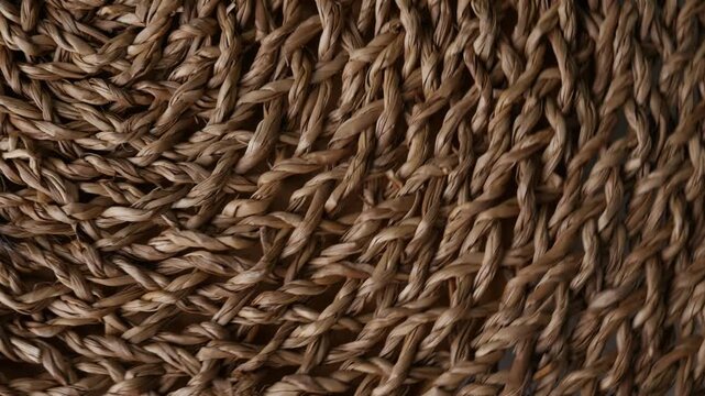 rattan weave, Wicker straw classic pattern background.