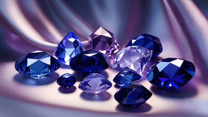 Colorful Gemstone and Mineral Collection in a White Case