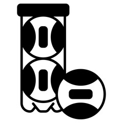 Tennis Black Fill Icon