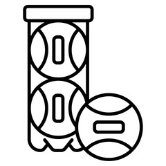 Tennis Line Icon