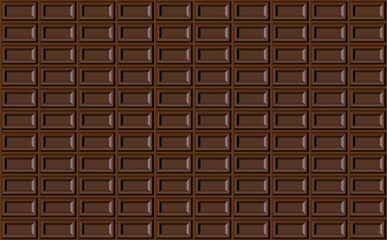 板チョコの背景イラスト素材