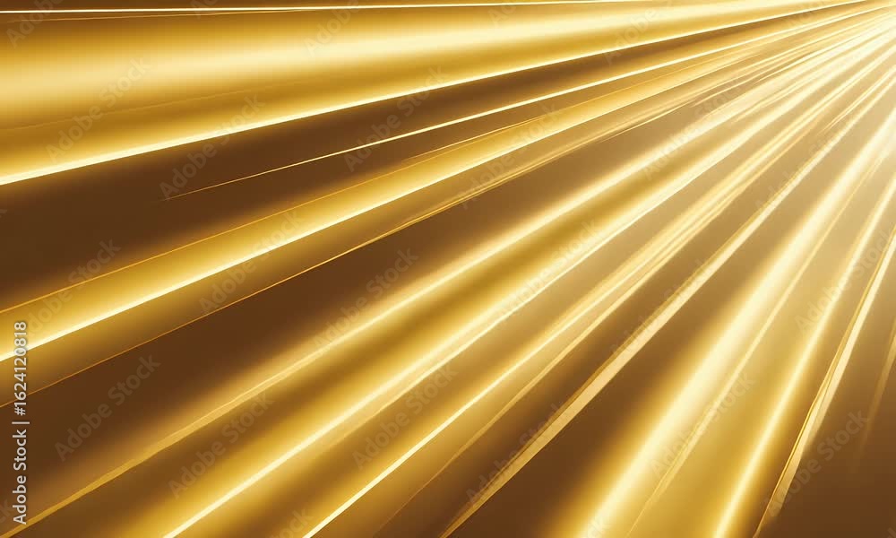 Poster a golden background with rays of light shining down, creating an atmosphere that evokes warmth and h