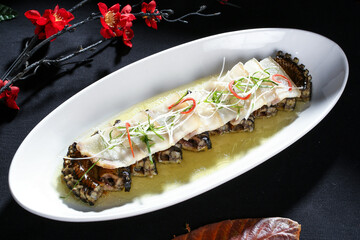 Chinese cuisine, Cantonese cuisine, salted meat steamed eel
