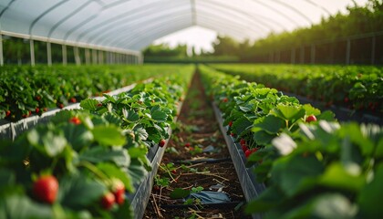  A creative and dynamic shot of multiple potato wedges, some with their skins on, floating in mid-air. They are seasoned with various spices and garnished with fresh rosemary sprigs, all set against a