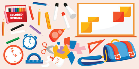 Back to School Vector Graphics for Education