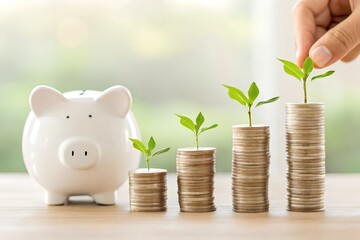 Piggy Bank & Prosperity – Saving, Growth, Symbolic Finance, Visual Clarity