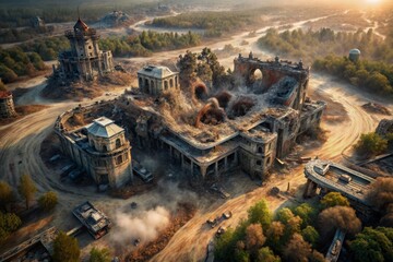 Fantasy Ruins Landscape