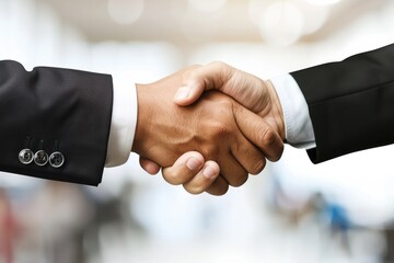 Professional Business Handshake for Agreement, Partnership & Success