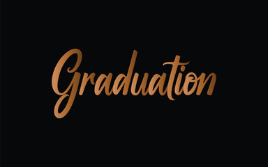Vector illustration of graduate cap, diploma scroll and type design elements on white background. Congrats graduates class of 2025.
