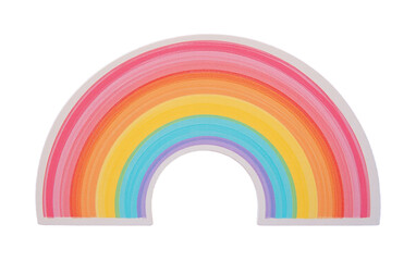 A colorful rainbow illustration symbolizing hope, joy, and positivity