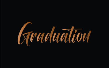 Vector illustration of graduate cap, diploma scroll and type design elements on white background. Congrats graduates class of 2025.