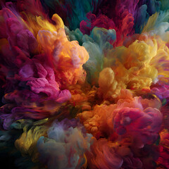 Fototapeta premium Ethereal Journey: Vivid Astral Projection Art Invoking Transcendence and Spiritual Exploration