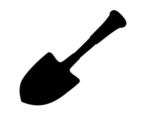 Construction tools black silhouette vector