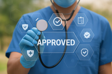 FDA Food and drugs administration quality control standards. Approval medicine pharmacy product.NEW.