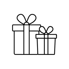 elegant gift icons in soft pastel harmony