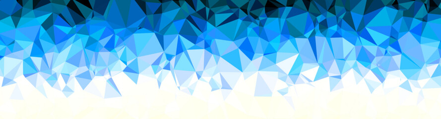 Abstract delaunay voronoi trianglify polygon gradient background illustration.