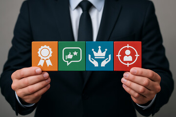 Marketing strategy of aim and focus on consumer. Consumer centricity