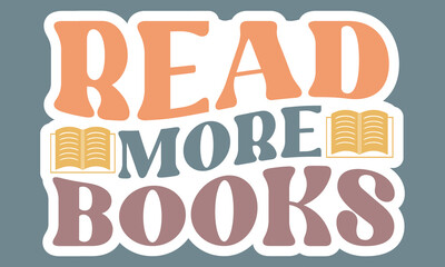 Book Lover Sticker Bundle And  Single Design