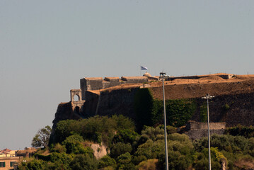 One castle on the shore Greece