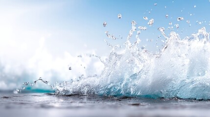 Wave's Serene Power: An extraordinary composition of a wave in its purest form, a symbol of the ocean's raw energy and exquisite beauty. A moment frozen in time.