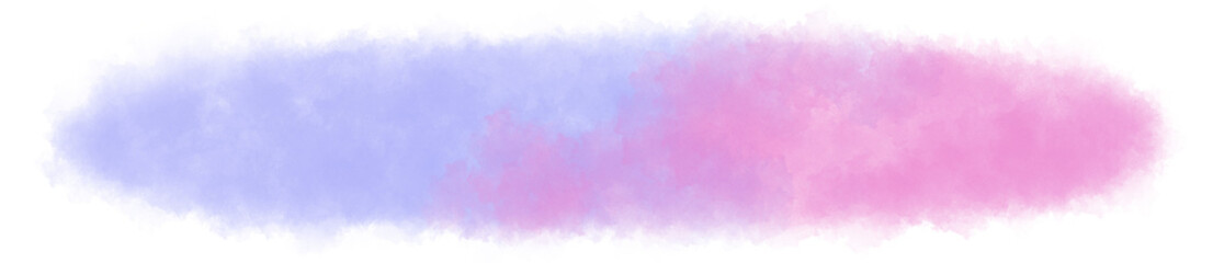 紫とピンクの水彩の長い楕円素材	