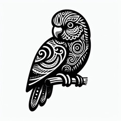 Kakapo Parrot Badge