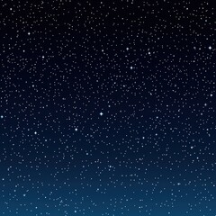 Starry Night Sky Background with Endless Celestial Wonders
