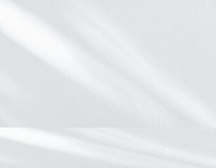 Obraz premium Clean White Wall Background with Dappled Sunlight