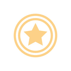 ﬂat north star logo