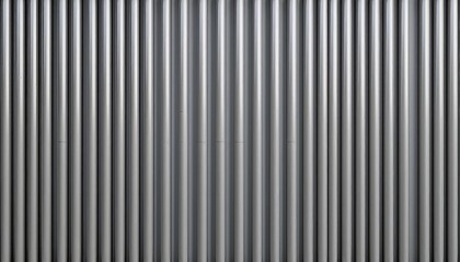 Gray corrugated metal sheets form a textured backdrop perfect for industrial or minimalist designs and backgrounds