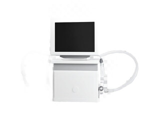 White Medical Monitor Equipment On Transparent Background For Patient Health Care