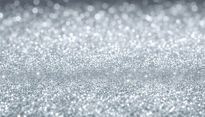 Obraz premium Elegant surface of shimmering silver glitter, perfect for adding a touch of sparkle and sophistication to designs and backgrounds
