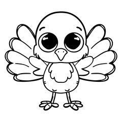 funny cartoon bird
