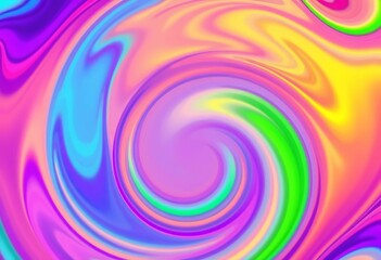 Obraz premium Vibrant rainbow gradient, seamlessly repeating swirl pattern, design, lesbian