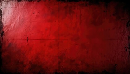 Deep crimson surface with textural cracks and darkened edges creates a dramatic backdrop for creative design work
