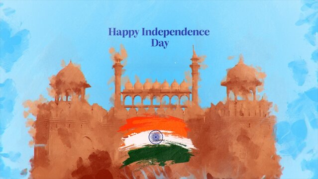Indian Independence Day Logo