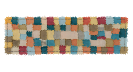 Patchwork rug design