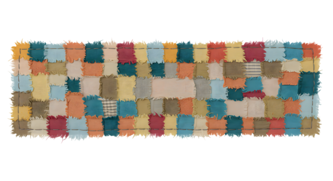 Patchwork rug design
