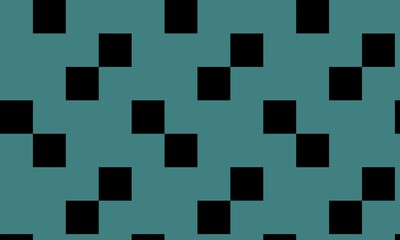 Retro pixel art or 8-bit style seamless pattern. A geometric block background for game design or modern tech themes.