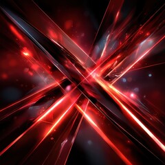 Abstract red and black design (1)