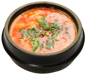 Korean Soybean Pulp Stew with Vegetables