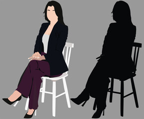 two girls in black dress