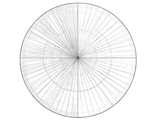 Circular grid pattern