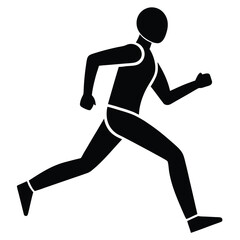 jogger vector icon