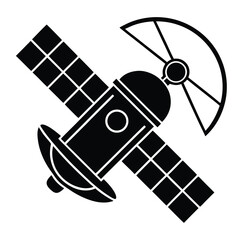 satellite vector icon