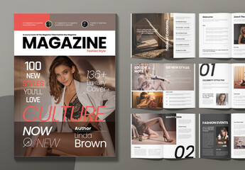 Fashion Magazine Layout