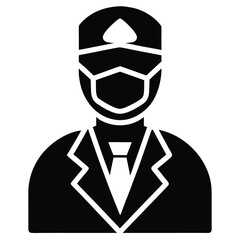 surgeon vector icon