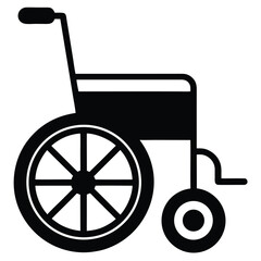 wheelchair vector icon